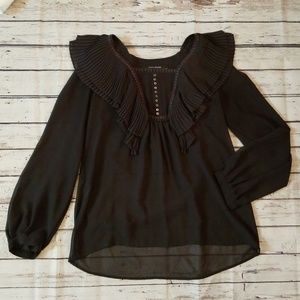 Zara Basic | Sheer Blouse Size S